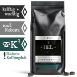 Cupista Hell Espresso 1000g mit höchstem Koffein-Gehalt.